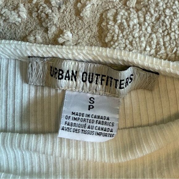 Urban Outfitters Nadia Fitted Dress Back Cutout in Ivory Size Small - Picture 5 of 7